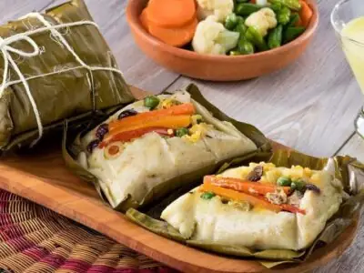 making tamales during holiday in costa rica